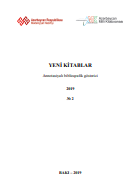 Yeni kitablar 2019 (№2): annotasiyalı biblioqrafik göstərici